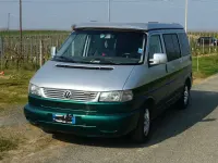 Usata VW T4 California 151 CV (111 kW) 2002 Verde Furgone