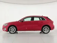 Usata Audi A3 Advanced 150 CV (110 kW) 2021 Y1 rosso tango metallizzato Berlina