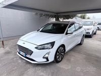 Usata Ford Focus Vignale 120 CV (88 kW) 2019 Bianco Station wagon