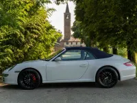 Usata Porsche 997 355 CV (261 kW) 2007 Bianco Cabrio