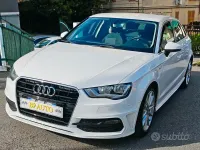 Usata Audi A3 S-Line 110 CV (80 kW) 2015 Bianco Berlina