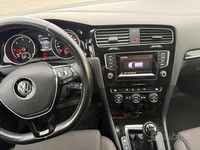 Usata VW Golf VII 110 CV (80 kW) 2013 Nero Utilitaria