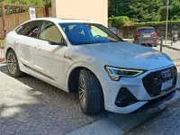 Usata Audi e-tron S-Line 300 kW (408 CV) 2021 Bianco SUV