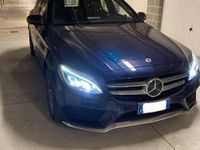 Usata Mercedes C250 204 CV (150 kW) 2017 Blu/azzurro Station wagon
