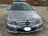 Usata Mercedes C200 136 CV (100 kW) 2012 Grigio Berlina