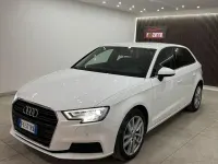 Usata Audi A3 116 CV (85 kW) 2019 Bianco Berlina