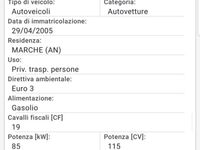 Usata Alfa Romeo 147 140 CV (102 kW) 2005 Grigio Utilitaria