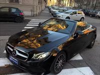 Usata Mercedes E220 194 CV (142 kW) 2019 Nero metallizzato Cabrio