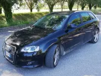 Usata Audi A3 Ambiente 170 CV (125 kW) 2010 Nero Utilitaria