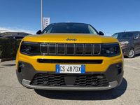 Usata Jeep Avenger Summit 101 CV (74 kW) 2023 Giallo SUV