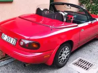 Usata Mazda MX5 90 CV (66 kW) 1995 Rosso Cabrio