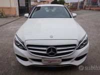Usata Mercedes C220 170 CV (125 kW) 2016 Bianco polare Berlina