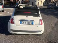 Usata Fiat 500C Lounge 69 CV (50 kW) 2009 Bianco Cabrio