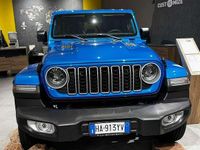 Nuova Jeep Wrangler Sahara 272 CV (200 kW) 2025 Blu/azzurro SUV