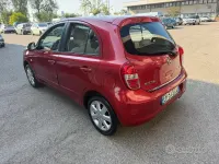 Usata Nissan Micra Tekna 80 CV (58 kW) 2011 Rosso Utilitaria