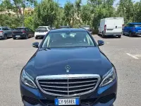 Usata Mercedes C200 136 CV (100 kW) 2015 Blu Berlina