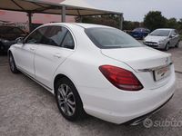 Usata Mercedes C220 170 CV (125 kW) 2016 Bianco polare Berlina