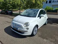 Usata Fiat 500 Lounge 69 CV (50 kW) 2009 Bianco Cabrio