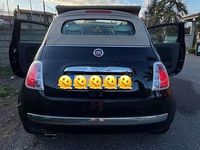 Usata Fiat 500C Lounge 69 CV (50 kW) 2015 Nero Cabrio