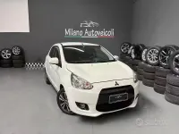 Usata Mitsubishi Space Star Intense 71 CV (52 kW) 2014 Bianco Monovolume
