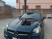 Usata Mercedes SLK250 Premium 204 CV (150 kW) 2014 Blu Cabrio