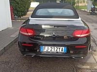 Usata Mercedes C220 170 CV (125 kW) 2017 Nero Cabrio