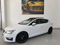 Usata Seat Leon FR 125 CV (91 kW) 2016 Bianco Berlina
