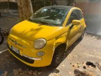 Usata Fiat 500 Lounge 69 CV (50 kW) 2009 Giallo Cabrio