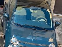 Usado Fiat 500 75 CV (55 kW) 2009 Azul Descapotable