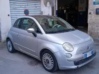 Usata Fiat 500 Lounge 69 CV (50 kW) 2009 Grigio Cabrio