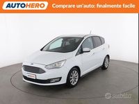 Usata Ford C-MAX Titanium 120 CV (88 kW) 2018 Bianco Monovolume