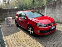 Usata VW Golf VI GTD 170 CV (125 kW) 2010 Rosso Utilitaria