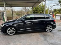 Usata Audi A3 S-Line 116 CV (85 kW) 2019 Nero Berlina