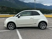 Begagnad Fiat 500 Lounge 75 HK (55 kW) 2009 Vit Cab