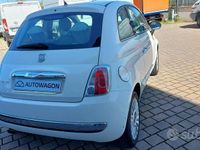 Usata Fiat 500 Lounge 69 CV (50 kW) 2010 Bianco Utilitaria