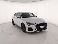 Usata Audi A3 S-Line 150 CV (110 kW) 2021 Bianco metallizzato Berlina
