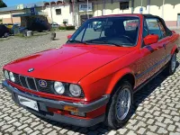 Usata BMW 320 Cabriolet 129 CV (94 kW) 1990 Rosso Cabrio