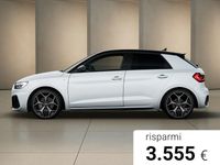 Nuova Audi A1 Sportback Comfort 116 CV (85 kW) 2025 Bianco ghiacciaio metallizzato nero mito Utilitaria