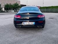 Usata Mercedes C220 Premium 170 CV (125 kW) 2017 Blu Coupé