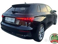 Usata Audi A3 Advanced 150 CV (110 kW) 2022 Nero Berlina