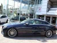 Usata Mercedes E220 Premium 194 CV (142 kW) 2018 Blu Cabrio