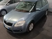 Begagnad Skoda Fabia Style 80 HK (58 kW) 2009 Blå Kombi