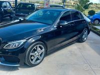 Usata Mercedes C220 Exclusive 170 CV (125 kW) 2015 Nero Berlina