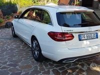 Usata Mercedes C220 170 CV (125 kW) 2017 Bianco Station wagon