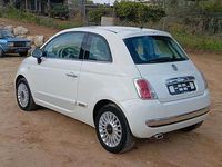 Usata Fiat 500 Lounge 69 CV (50 kW) 2009 Bianco Cabrio