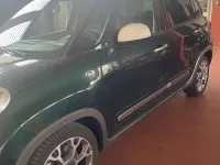 Usata Fiat 500L Trekking 120 CV (88 kW) 2015 Verde inglese/tetto bianco Monovolume