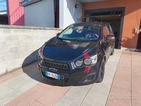 Usata Chevrolet Aveo LT 75 CV (55 kW) 2012 Nero Utilitaria