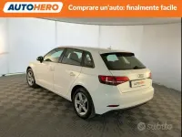 Usata Audi A3 150 CV (110 kW) 2018 Bianco Berlina