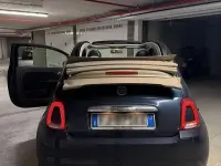 Usata Fiat 500C Lounge 69 CV (50 kW) 2017 Blu/azzurro Cabrio