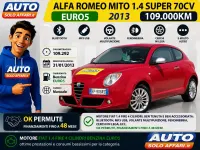Usata Alfa Romeo MiTo Super 70 CV (51 kW) 2013 Rosso Utilitaria